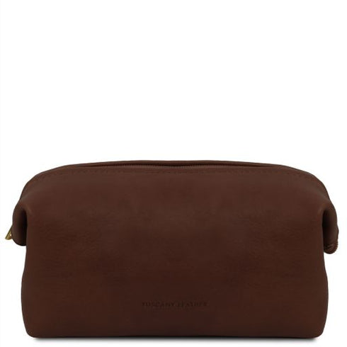 Smarty - Leather toiletry bag - Small size